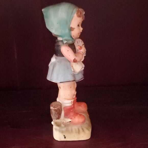 Rossini Girl Artist Porcelain Figurine Japan - Picture 2 of 6